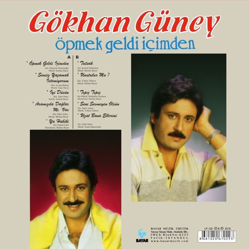 GÖKHAN GÜNEY -ÖPMEK GELDİ İÇİMDEN (LP)