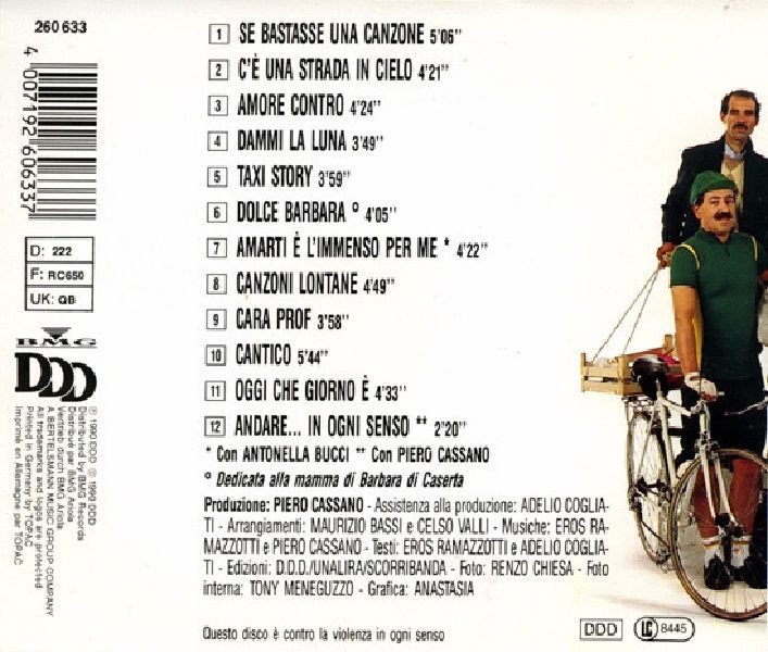 EROS RAMAZZOTTI - IN OGNI SENSO (CD) (1990)