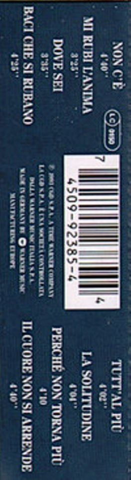 LAURA PAUSINI - LAURA PAUSINI (MC)