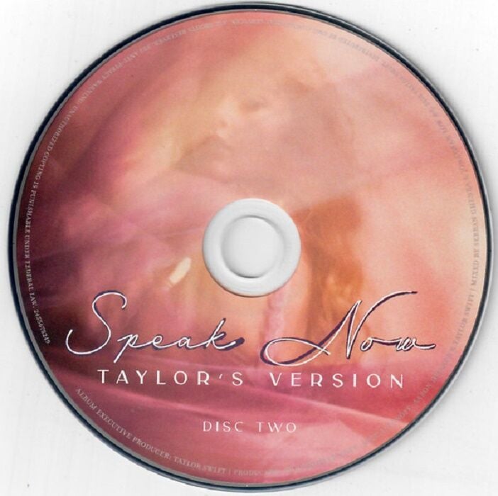 TAYLOR SWIFT - SPEAK NOW (TAYLOR'S VERSION) (2 CD)