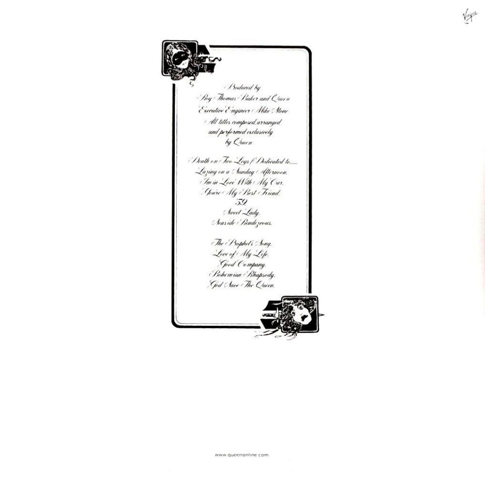 QUEEN - A NIGHT AT THE OPERA