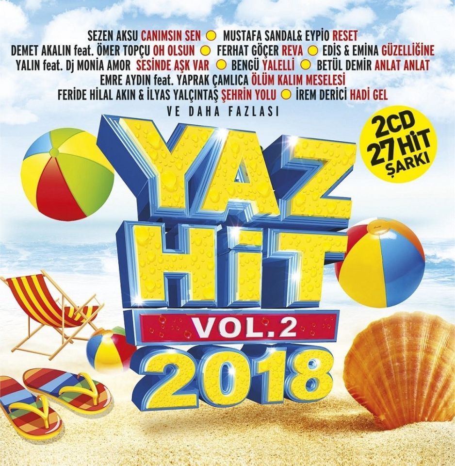 YAZ HİT 2018 VOL.2 - ÇEŞİTLİ SANATÇILAR (2 CD)