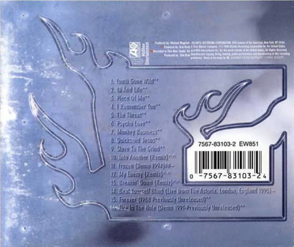 SKID ROW - 40 SEASONS-THE BEST OF SKID ROW (CD) (1998)