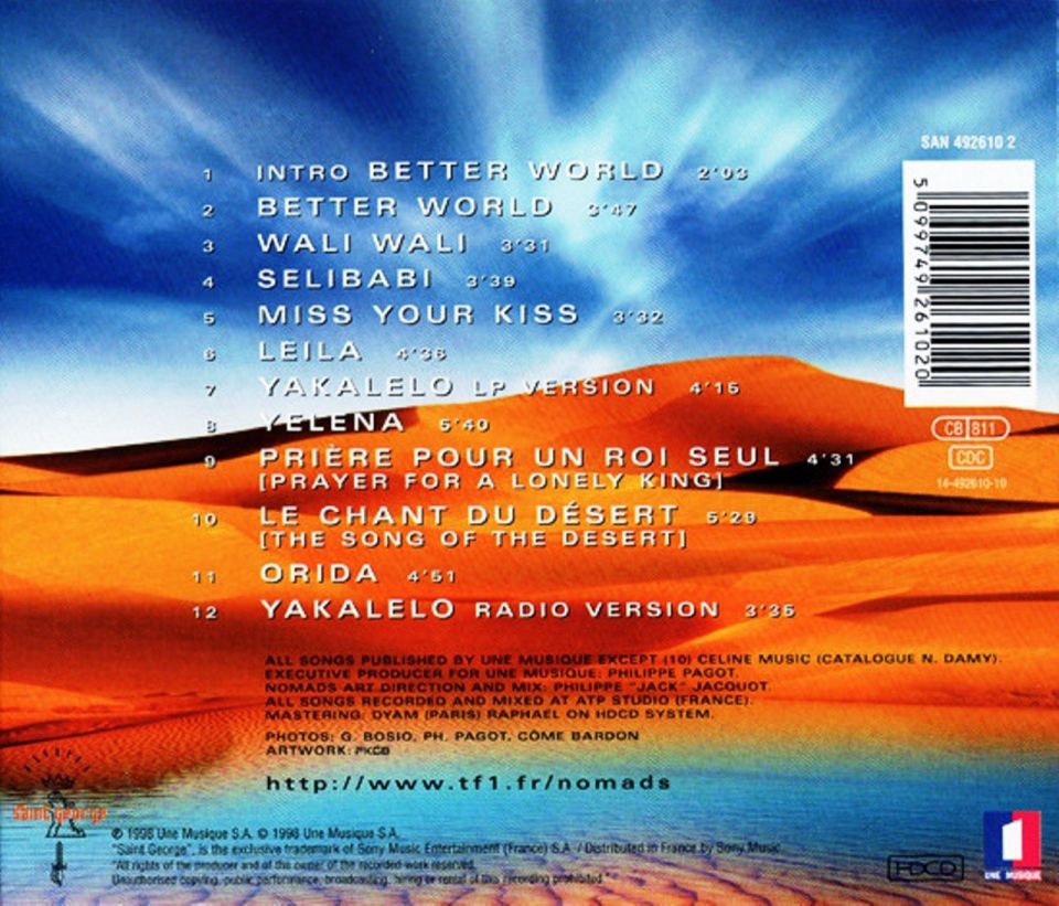 NOMADS - BETTER WORLD (CD)