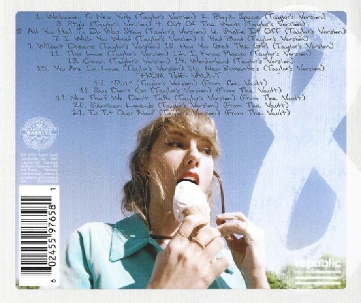 TAYLOR SWIFT - 1989 (TAYLOR'S VERSION) (AQUAMARINE GREEN EDITION) (CD)