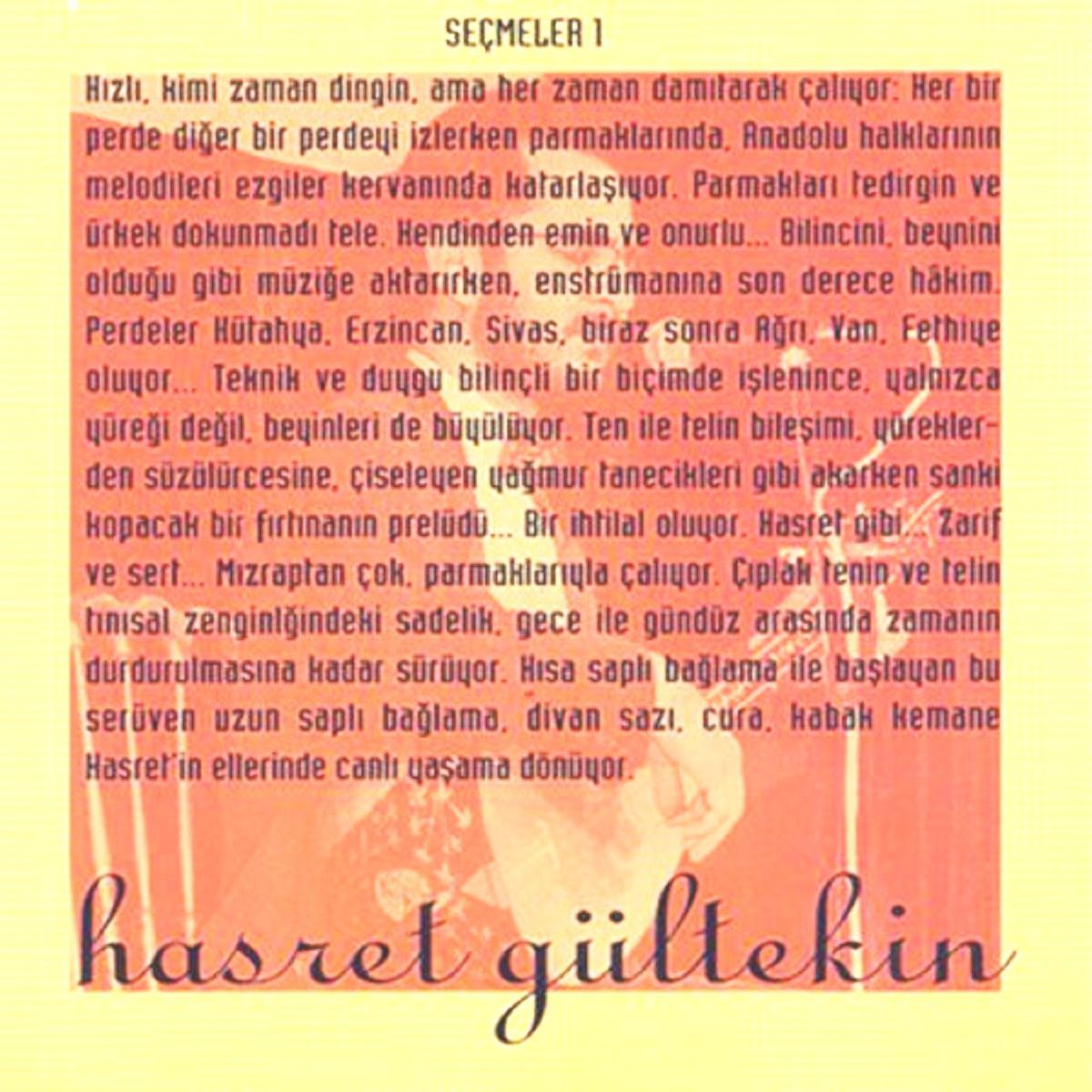 HASRET GÜLTEKİN - SEÇMELER 1