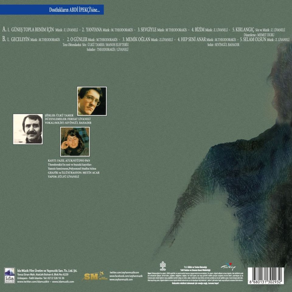 ZÜLFÜ LİVANELİ - GÜNEŞ TOPLA BENİM İÇİN (LP)