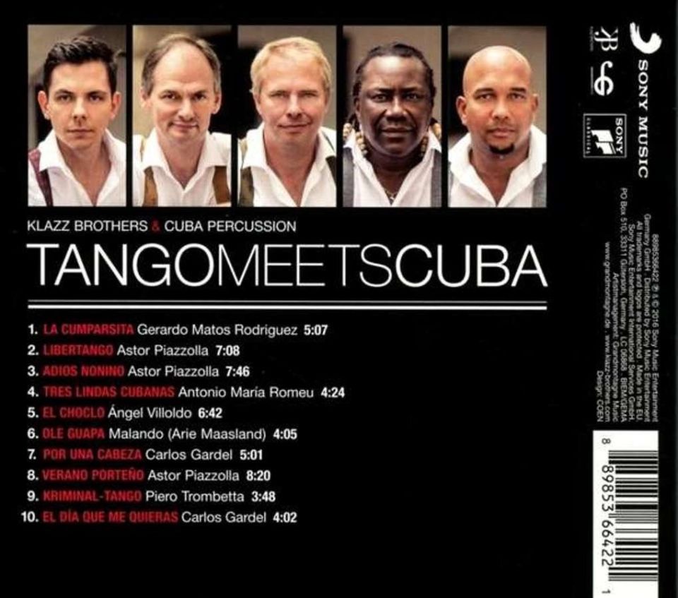 KLAZZ BROTHERS & CUBA PERCUSSION - TANGO MEETS CUBA