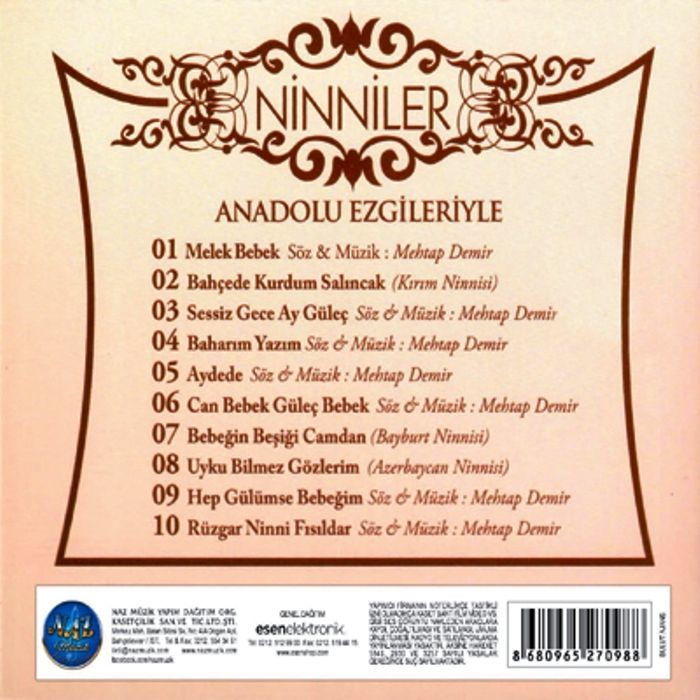 NiNNiLER - ANADOLU EZGiLERiYLE (LULLABIES BASED ON ANATOLIAN  MELODIES)