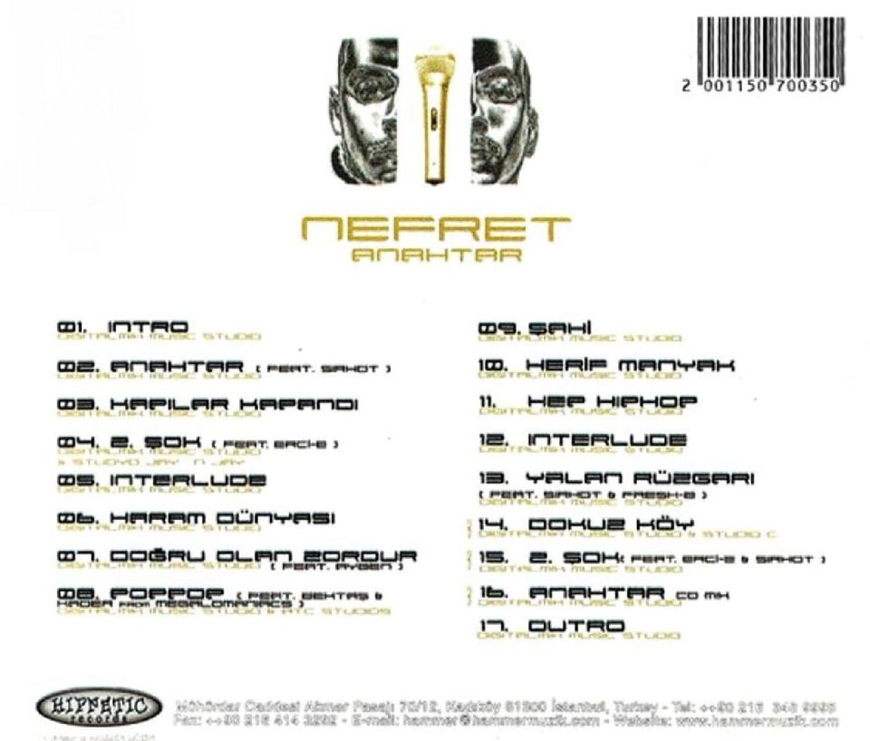 NEFRET - ANAHTAR (CD)