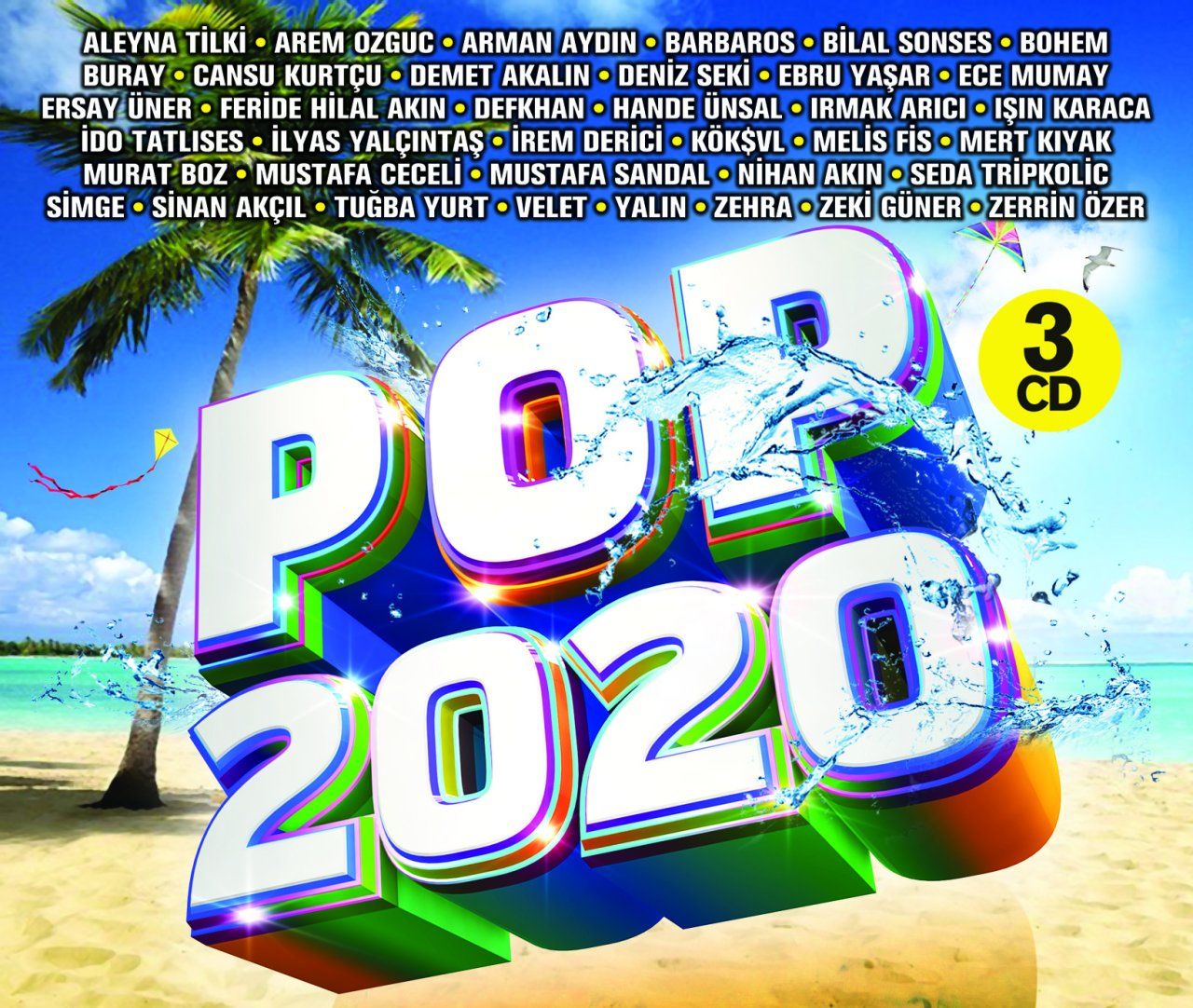 POP 2020 (3CD) - ÇEŞİTLİ SANATÇILAR