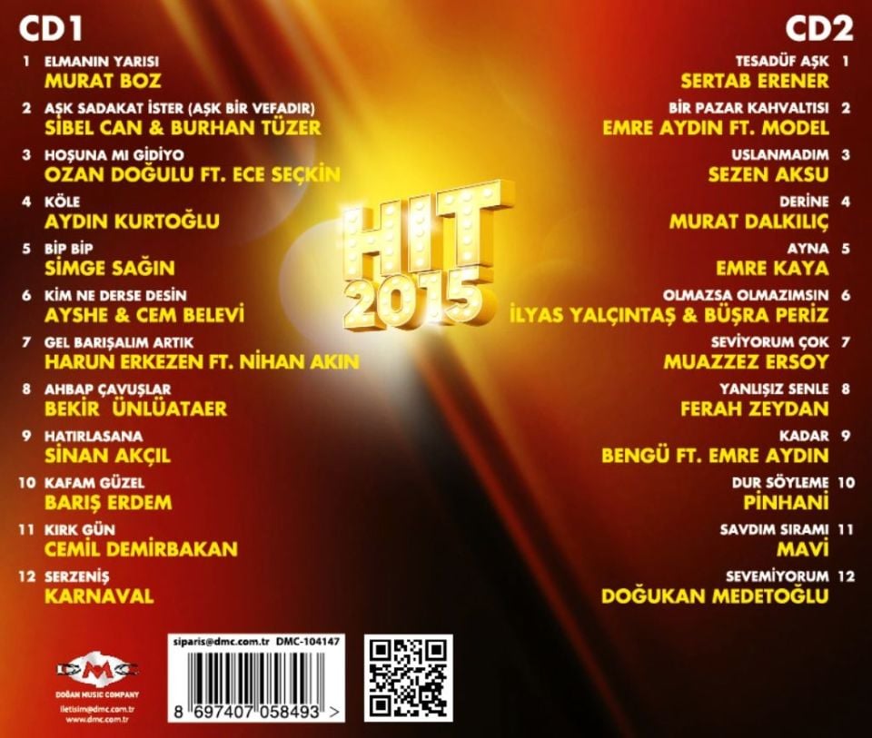 HIT 2015 - VARIOUS / KARIŞIK (2 CD)