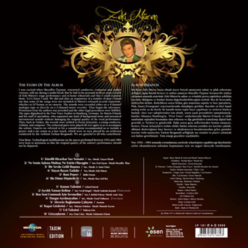ZEKİ MÜREN - SAKLI KAYITLAR 1952-1984 (LP)