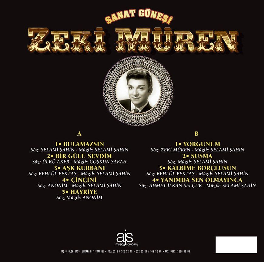 ZEKİ MÜREN - SANAT GÜNEŞİ (LP)