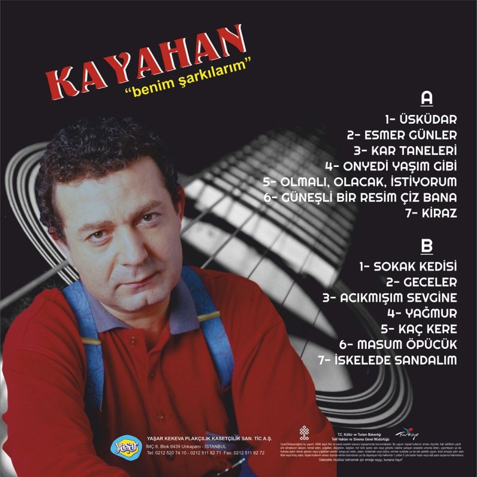 KAYAHAN - BENİM ŞARKILARIM (LP)