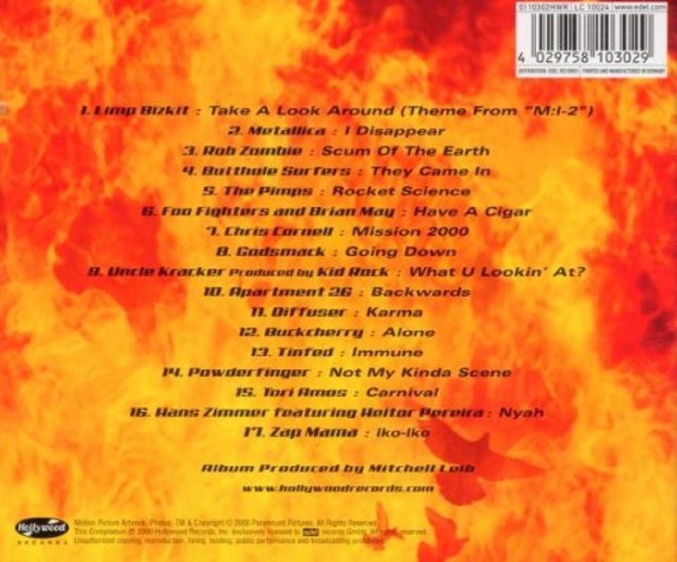 MISSION IMPOSSIBLE 2 (M:I-2) - SOUNDTRACK (CD) (2000)