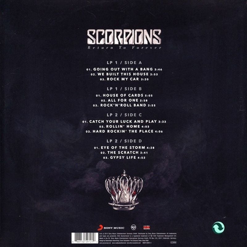 SCORPIONS - RETURN TO FOREVER (2 LP)