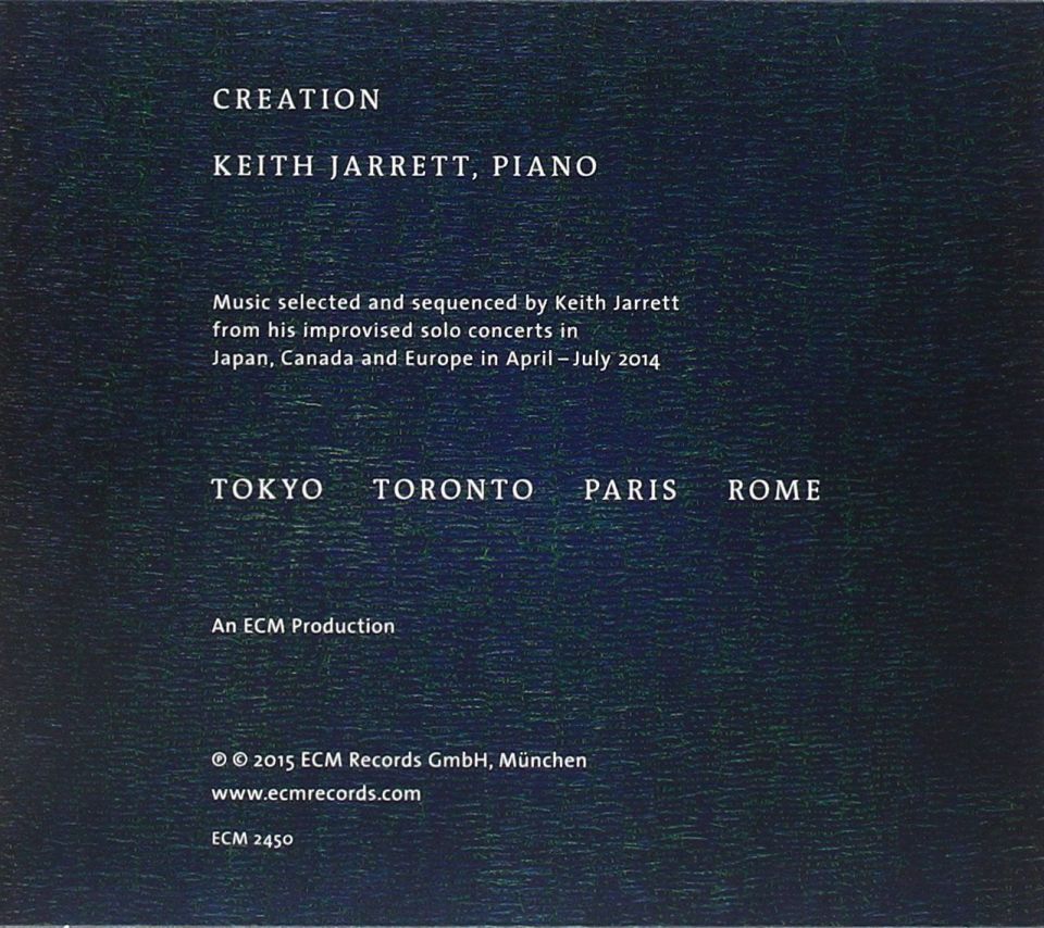 KEITH JARRETT - CREATION
