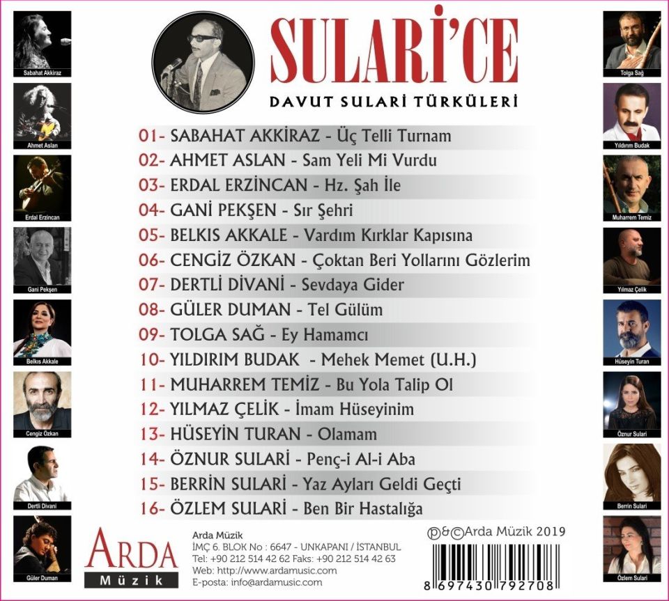 SULARİ'CE - DAVUT SULARİ TÜRKÜLERİ