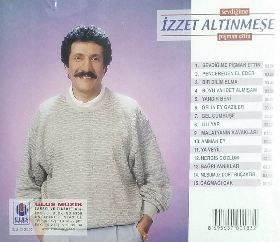 İZZET ALTINMEŞE - SEVDİĞİME PİŞMAN ETTİN (CD)