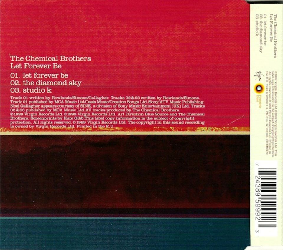 THE CHEMICAL BROTHERS - LET FOREVER BE (SINGLE CD) (1999)