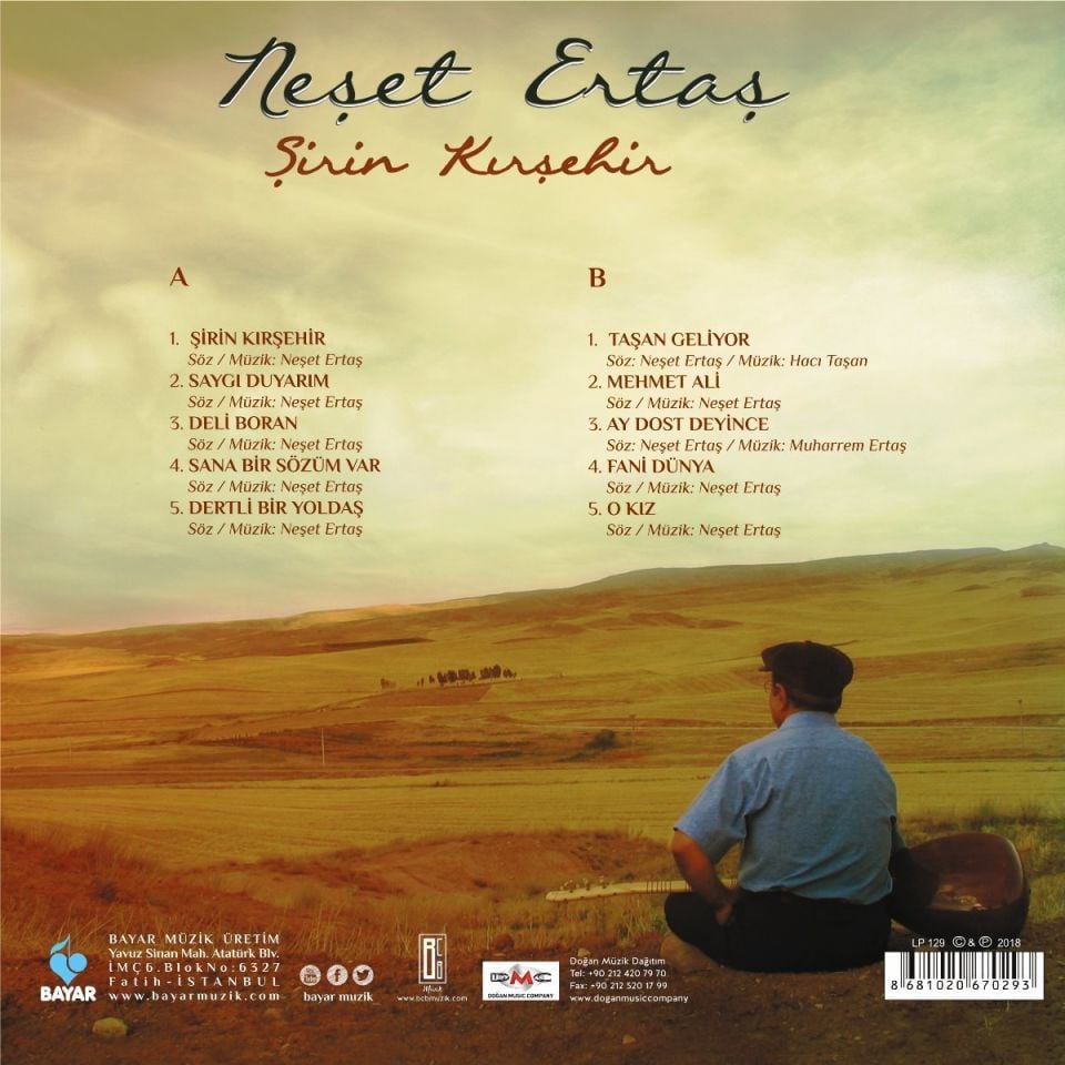 NEŞET ERTAŞ - ŞİRİN KIRŞEHİR (LP)