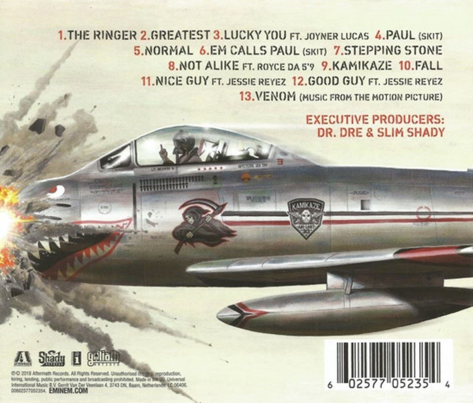 EMINEM - KAMIKAZE (CD) (2018)