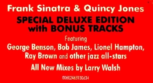 FRANK SINATRA WITH QUINCY JONES & ORCHESTRA - L.A. IS MY LADY (CD) (2024)