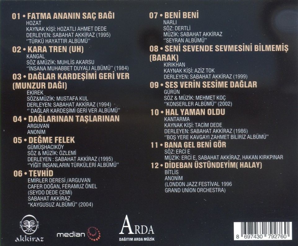 SABAHAT AKKiRAZ - SABAHAT AKKiRAZ iLE 50 YIL (CD)