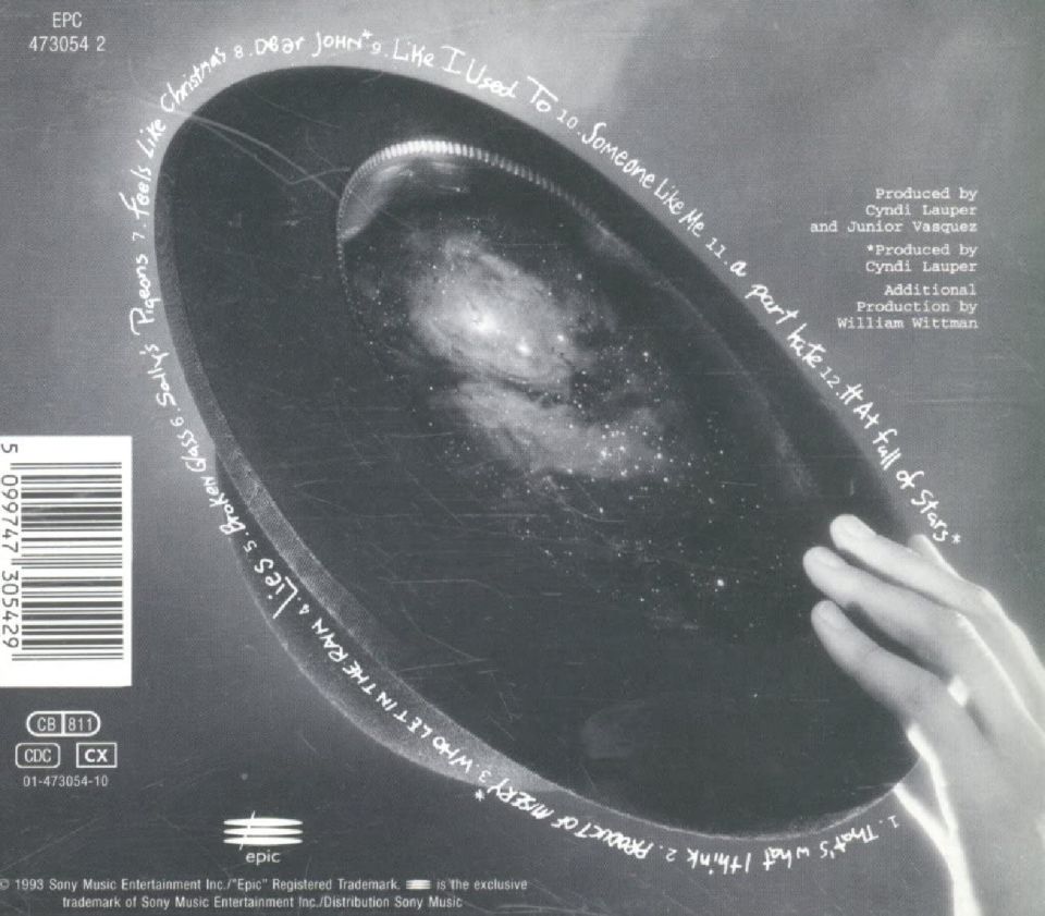 CYNDI LAUPER - HAT FULL OF STARS (CD) (1993)