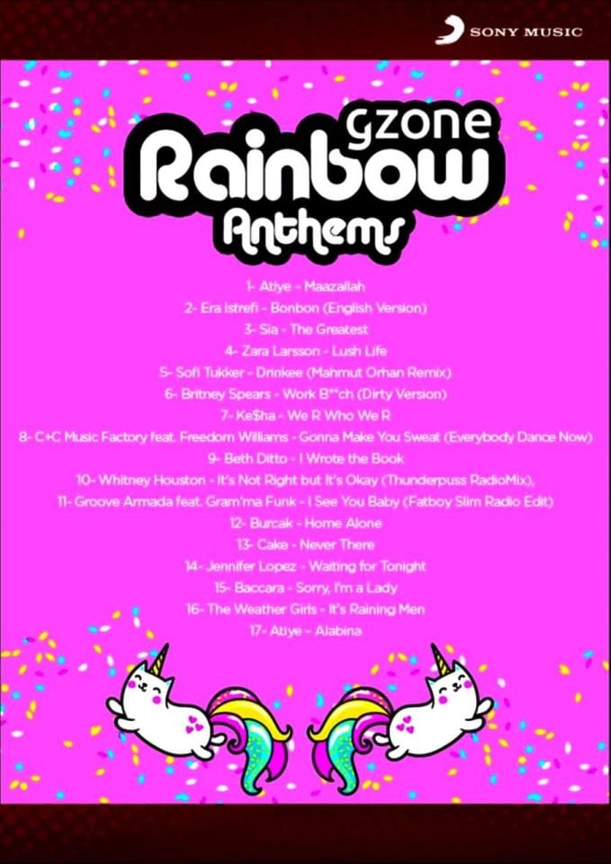GZONE RAINBOW ANTHEMS - GÖKKUŞAĞI MARŞLARI