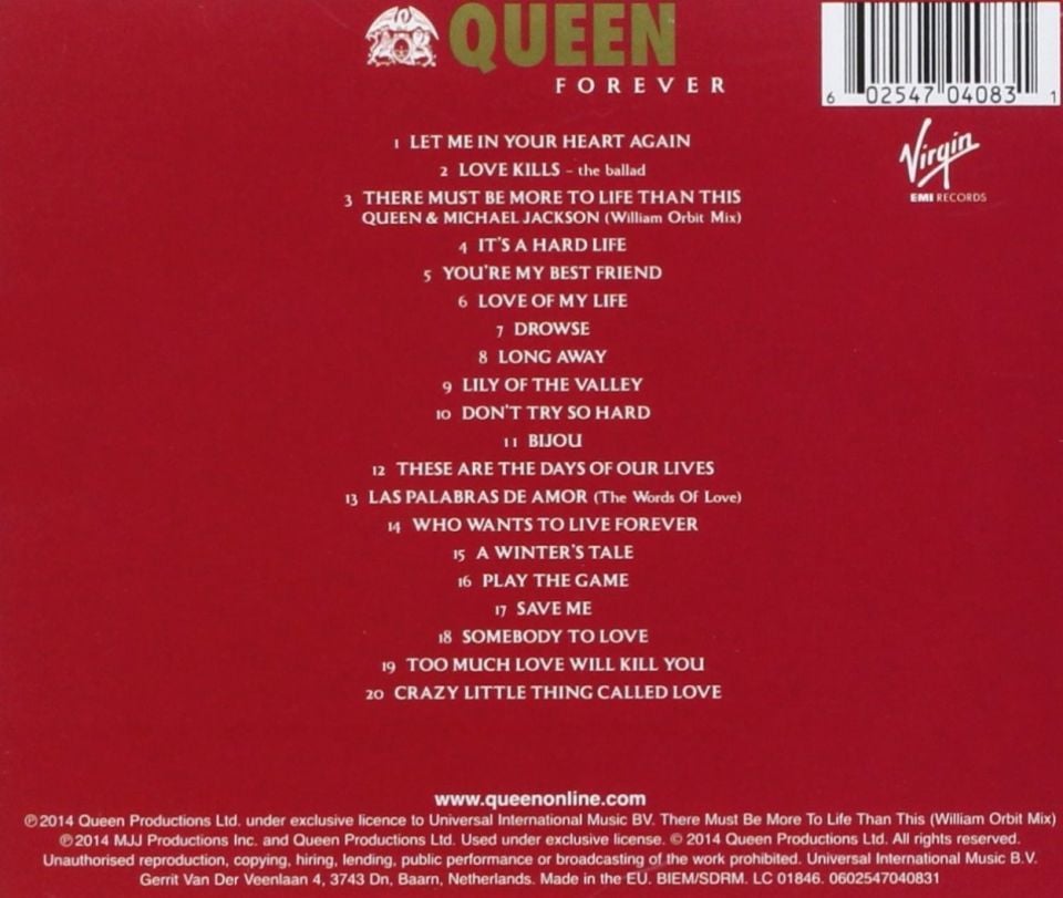 QUEEN - QUEEN FOREVER (CD)
