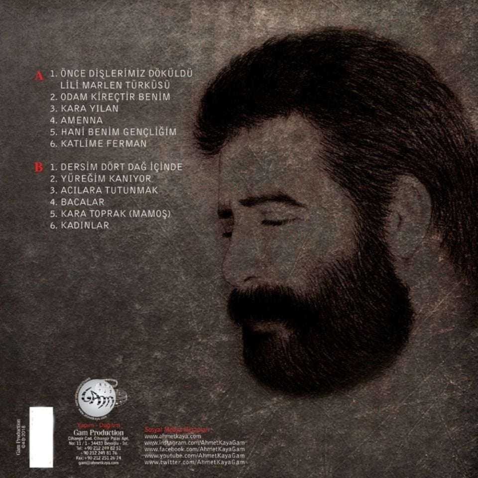 AHMET KAYA - RESİTALLER-1 (LP)