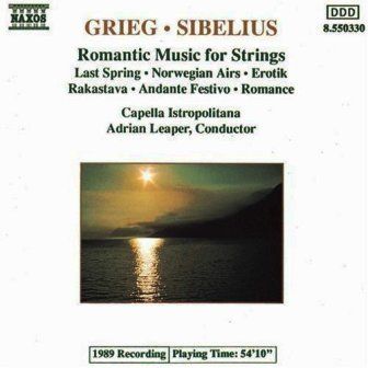 SIBELIUS & GRIEG - ROMANTIC MUSIC FOR STRINGS LAST SPRING NORWEGIAN AIRS EROTIK