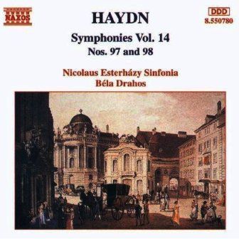 HAYDN JOSEPH - SYMPHONIES VOL.14 NOS.97  AND 98 NICOLAUS ESTERHAZY SINFONIA BELA DRAHOS