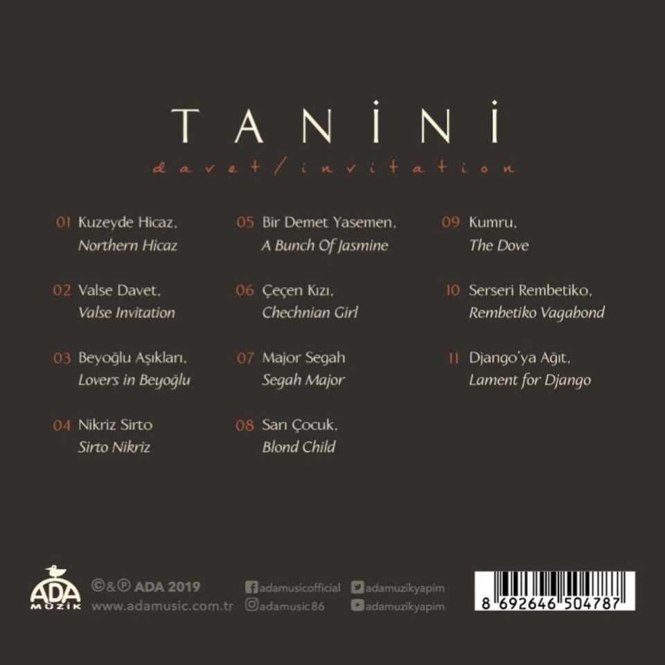 TANİNİ - DAVET / INVITATION