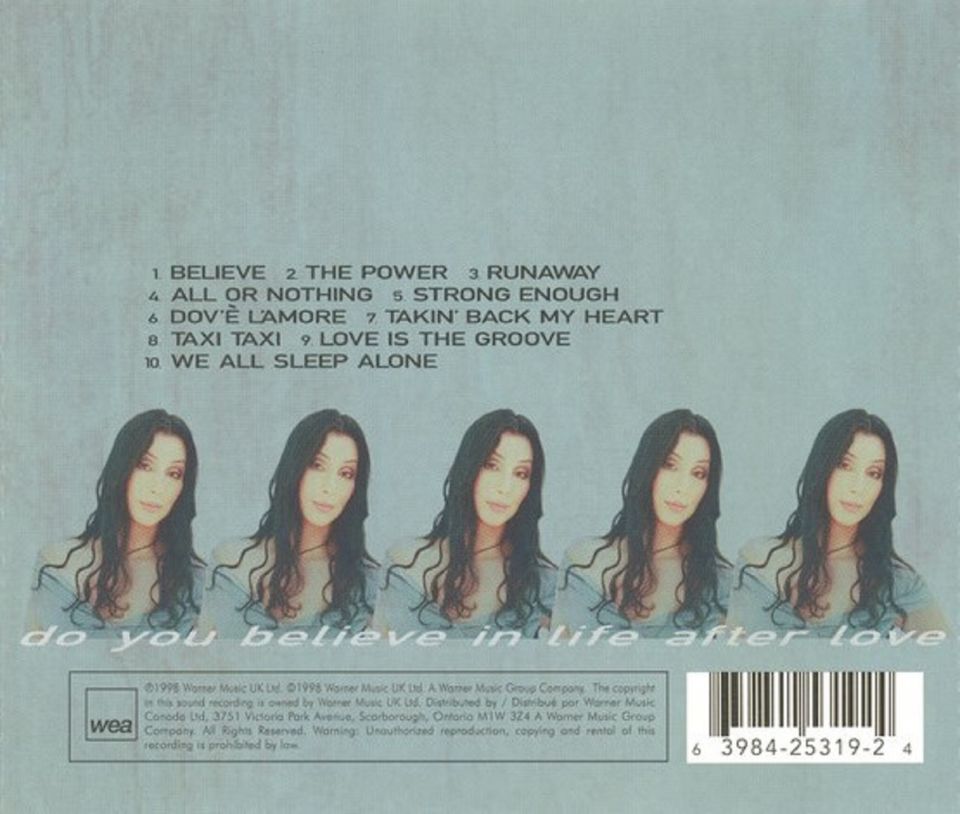 CHER - BELIEVE (CD) (1998)