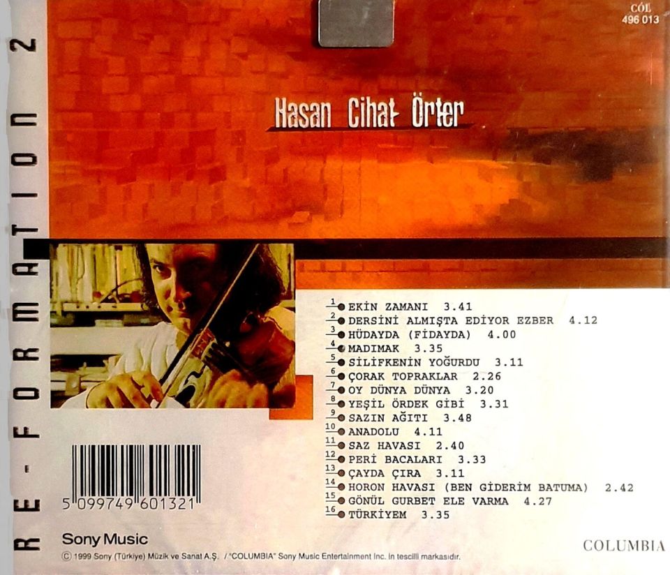 HASAN CİHAT ÖRTER - RE-FORMATION 2 (CD) (1999)