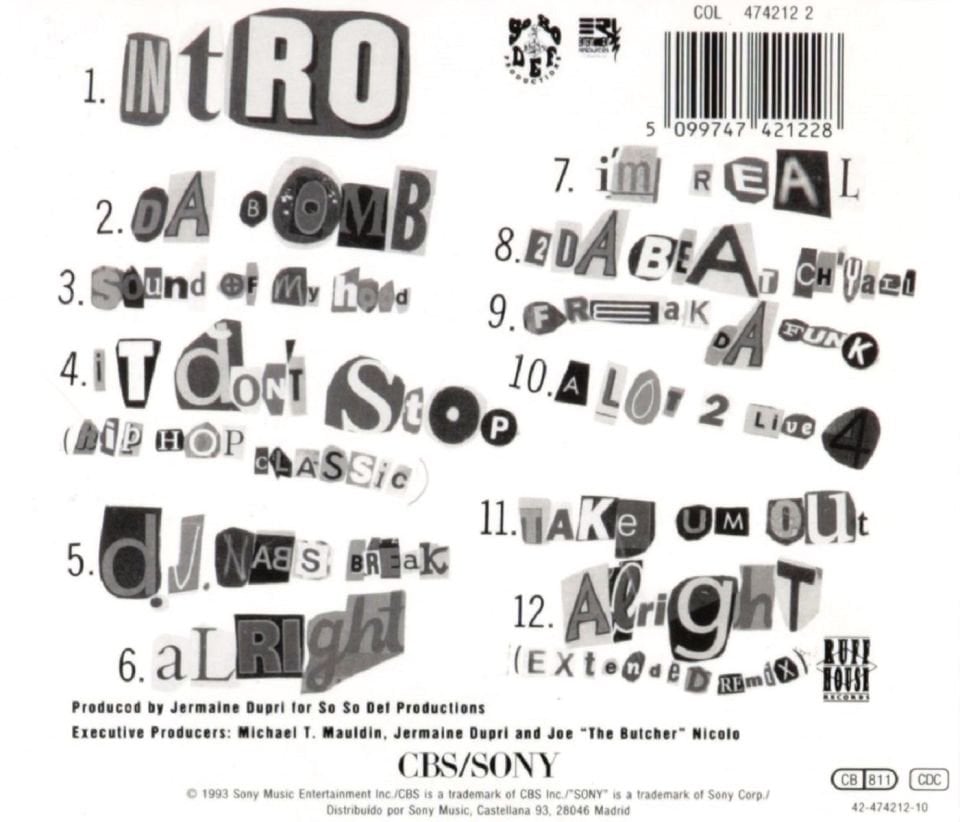 KRIS KROSS - DA BOMB (CD) (1993)