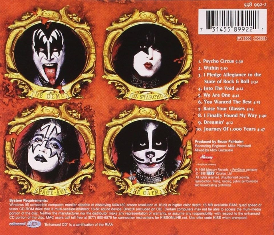 KISS - PSYCHO CIRCUS (1998)