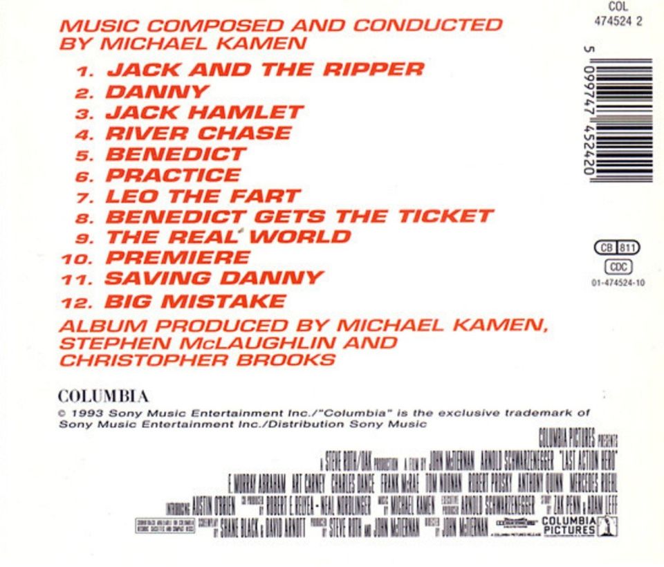 LAST ACTION HERO - SOUNDTRACK (CD)