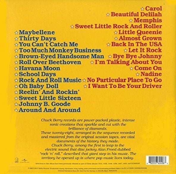 CHUCK BERRY - THE GREAT TWENTY-EIGHT (LP)