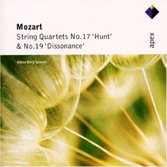 MOZART WOLFGANG AMADEUS - STRING QUARTETS NO.17 'HUNT' NO.19 'DISSONANCE' ALBAN BERG QUARTET