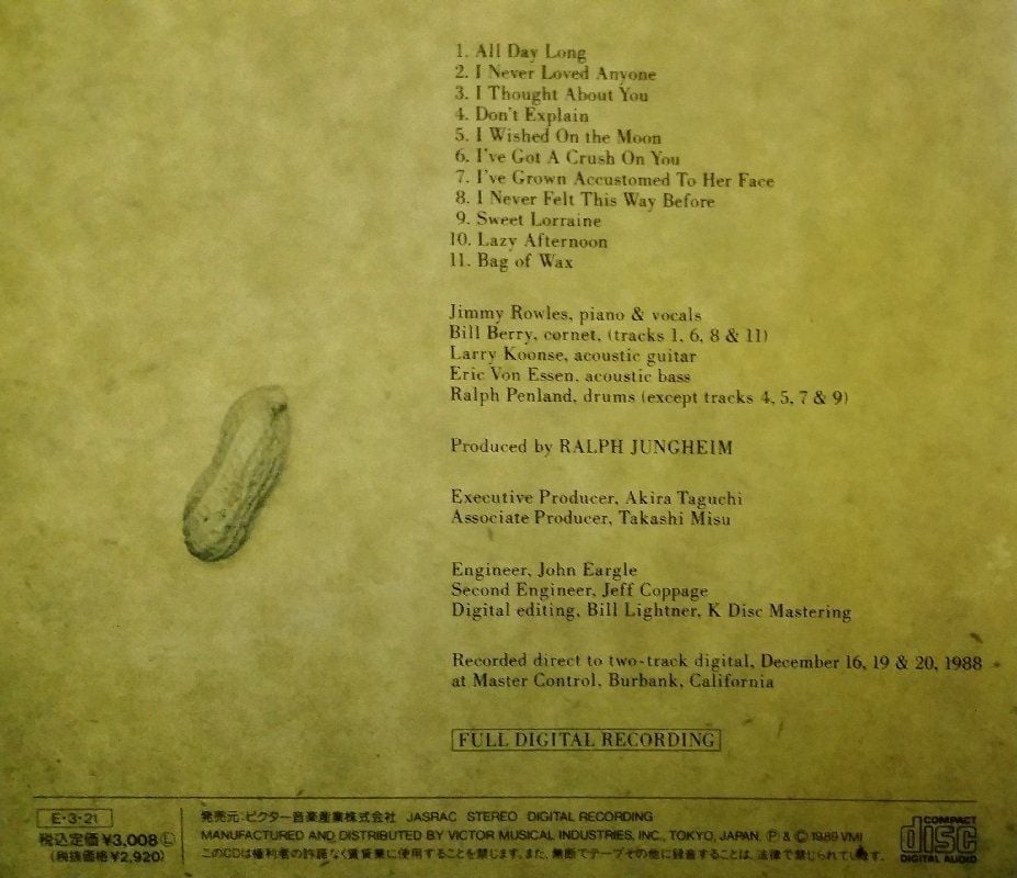 JIMMY ROWLES - PLUS 2, PLUS 3, PLUS 4